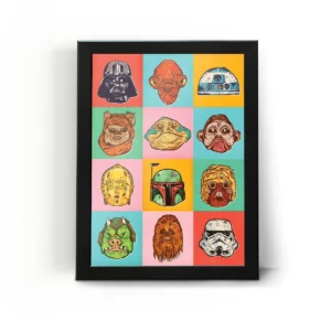 تابلو قاب جنگ ستارگان Star Wars