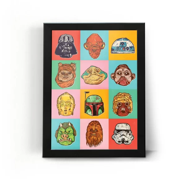 تابلو قاب جنگ ستارگان Star Wars