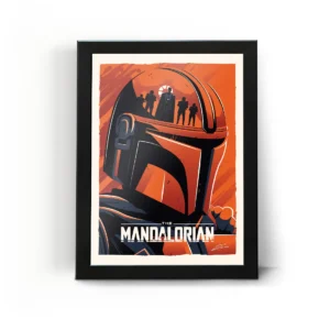 تابلو قاب جنگ ستارگان مندلوریان Mandalorian