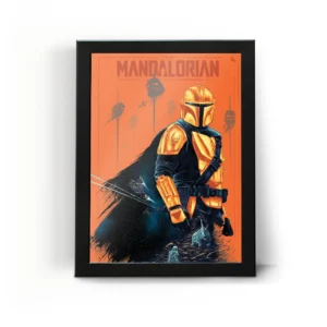 تابلو قاب جنگ ستارگان مندلوریان 3 Mandalorian