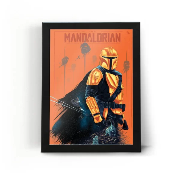 تابلو قاب جنگ ستارگان مندلوریان 3 Mandalorian