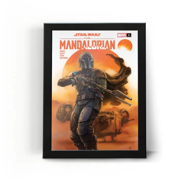 تابلو قاب جنگ ستارگان مندلوریان 4 Mandalorian