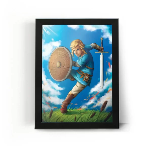 تابلو قاب افسانه زلدا The Legend of Zelda 2