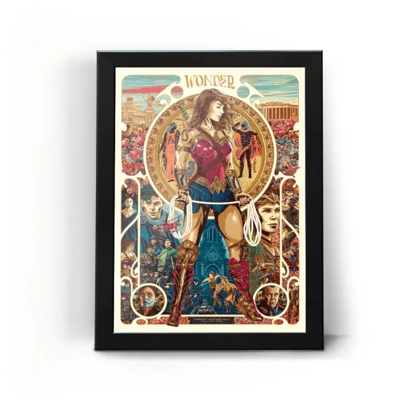 تابلو قاب زن شگفت انگیز Wonder Woman