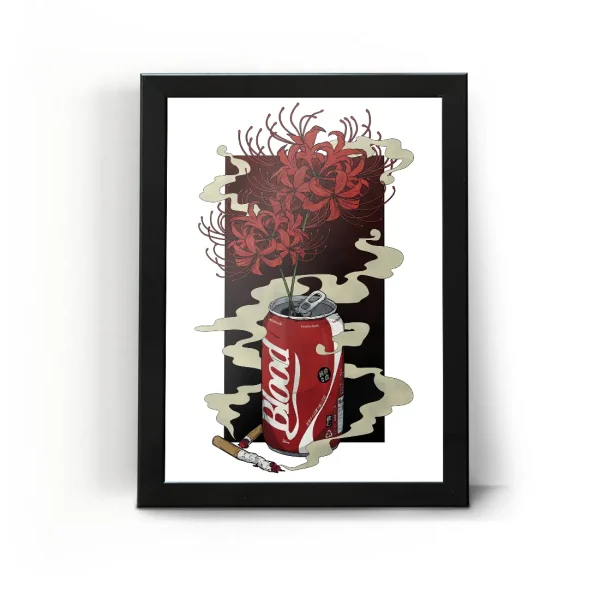 تابلو قاب بلاد کولا Blood Cola