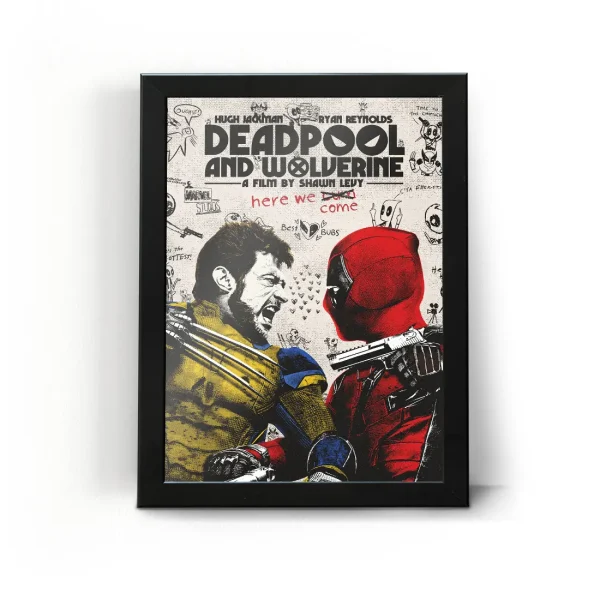 تابلو قاب ددپول و ولورین Deadpool & Woverine 5
