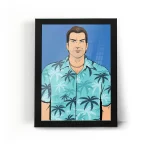 تابلو قاب جی تی ای وایس سیتی تامی GTA Vice City Tommy