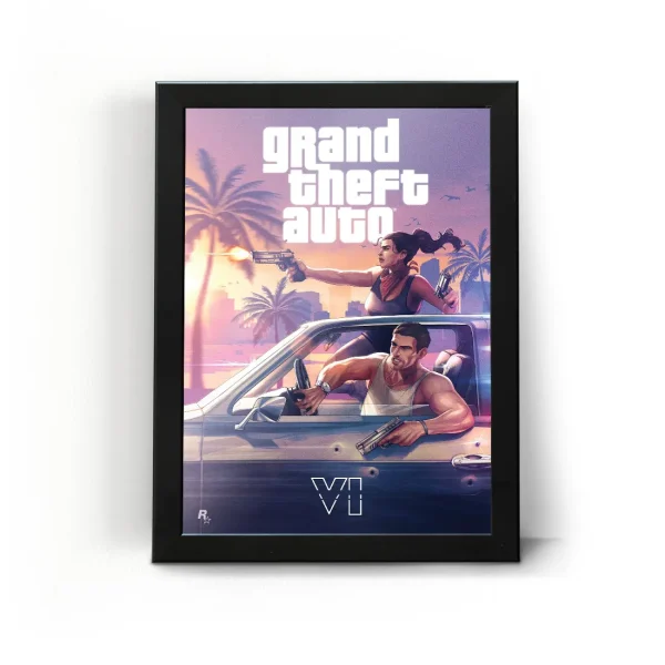 تابلو قاب جی تی ای وی آی GTA VI 3