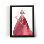 تابلو قاب اسکلت Skull