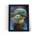 تابلو قاب بیبی یودا Baby Yoda