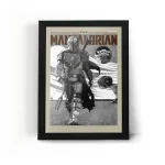 تابلو قاب جنگ ستارگان مندلوریان Star Wars Mandalorian