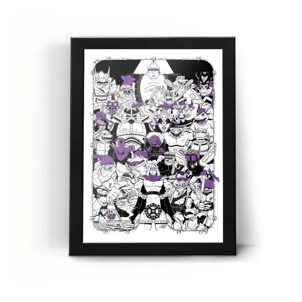 تابلو قاب لاک پشت های نینجا TMNT 5