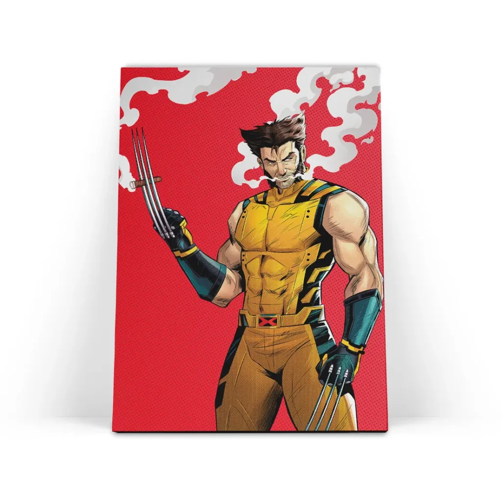 تابلو شاسی ولورین Wolverine With Smoke