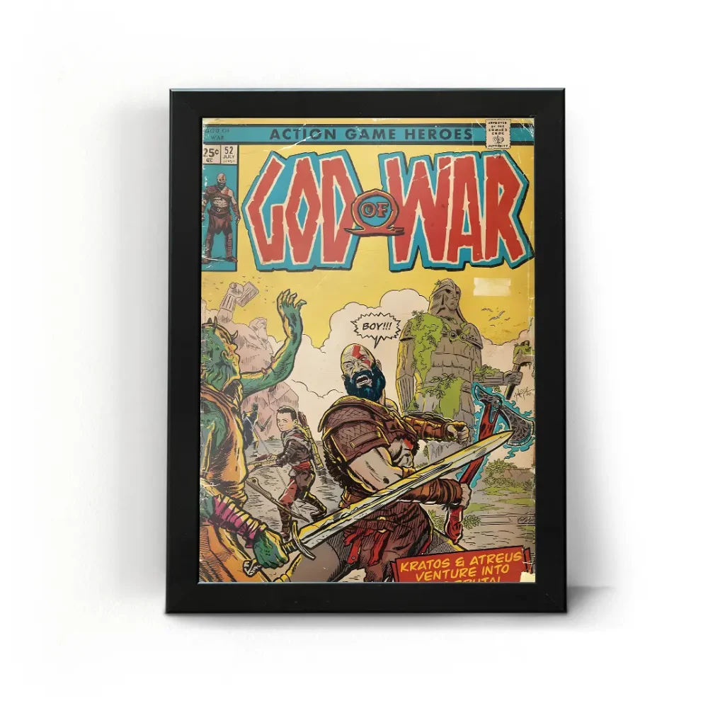 تابلو قاب گاد آف وار God Of War