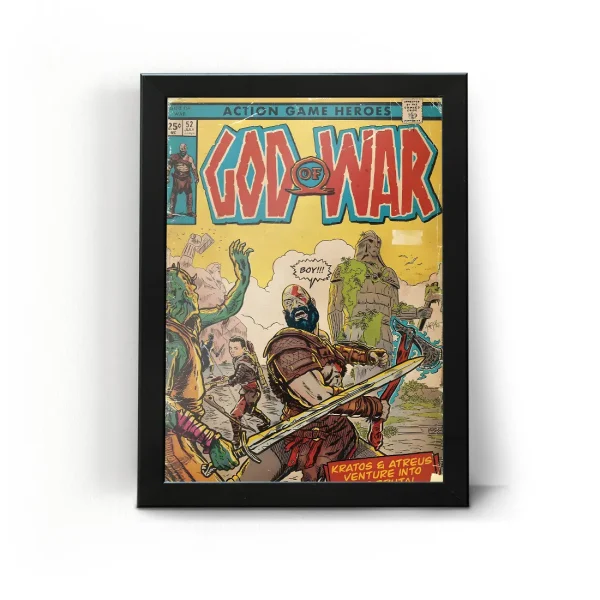 تابلو قاب گاد آف وار God Of War
