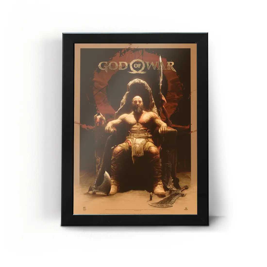 God of War frame-26 تابلو قاب خدای جنگ God of War - Image 1