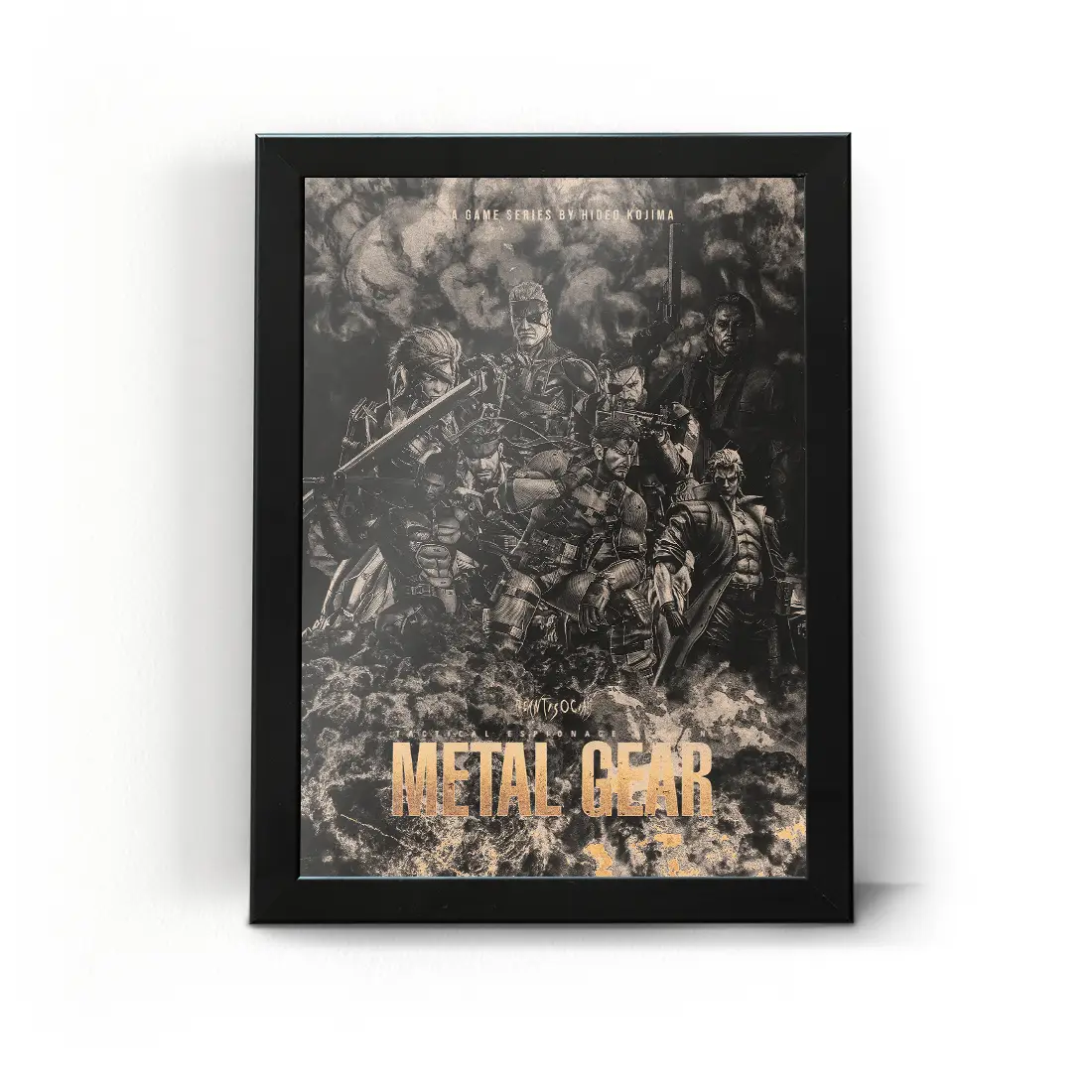 Metal Gear frame-05 تابلو قاب متال گر Metal Gear Solid - Image 1
