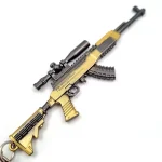 جاکلیدی ماکت اسلحه روسی طلایی - Image 2