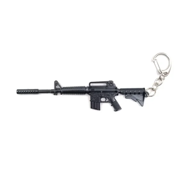 جاکلیدی ماکت اسلحه M16 مشکی