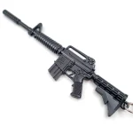 جاکلیدی ماکت اسلحه M16 مشکی - Image 2