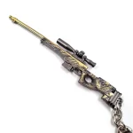 جاکلیدی ماکت اسلحه اسنایپ مدل Pubg Golden - Image 2