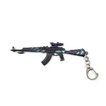 جاکلیدی ماکت اسلحه کلاشینکف مشکی