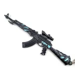 جاکلیدی ماکت اسلحه کلاشینکف مشکی - Image 2