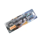 ماکت اسلحه کلاشینکف مشکی آبی سایز بزرگ - Image 2