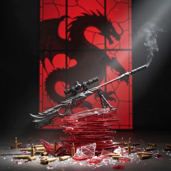 ماکت اسلحه اسنایپ طرح اژدها Magnum AWM