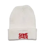 کلاه بافت گلدوزی گیم اور سفید Game Over