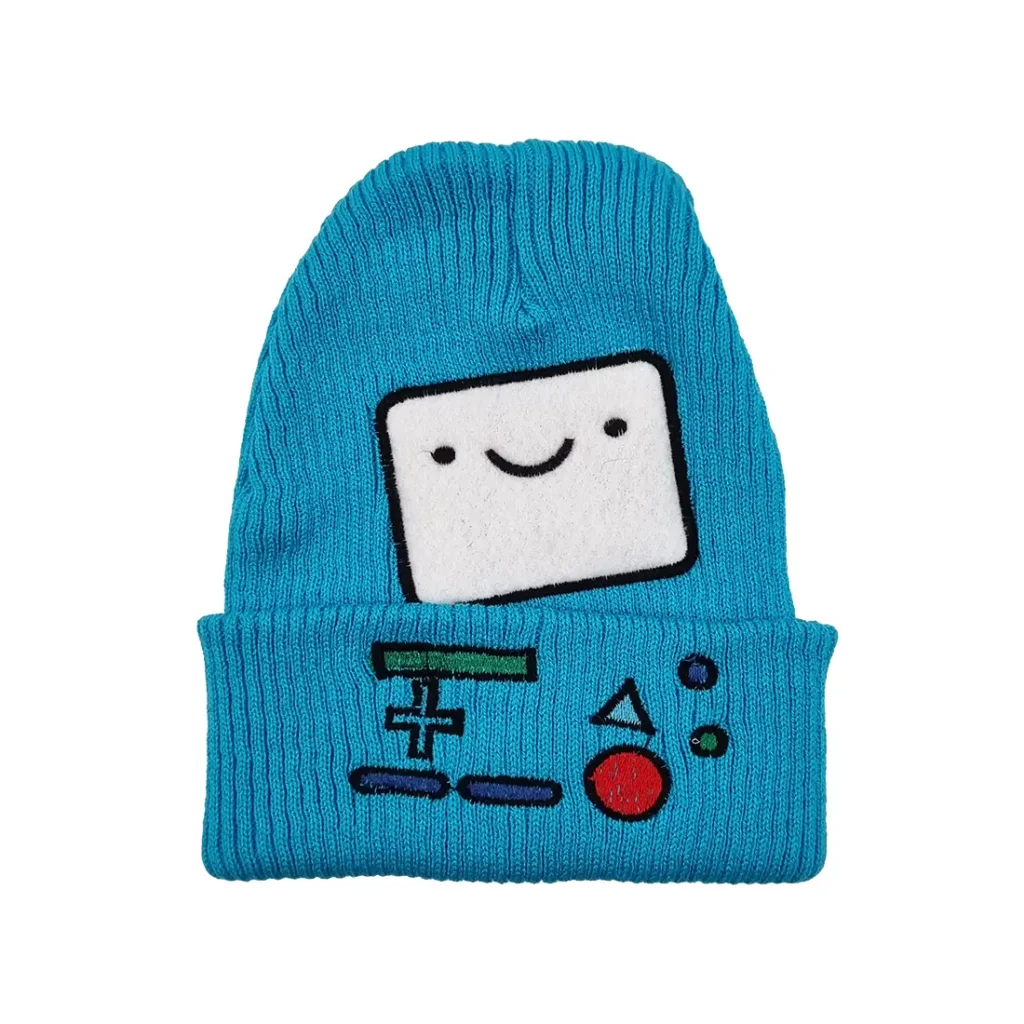 کلاه بافت گلدوزی گیم پد آبی Game Pad