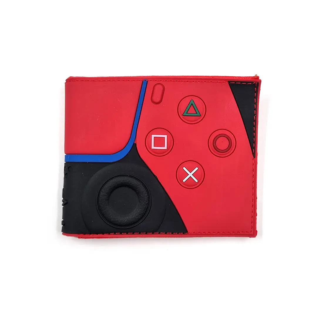 PS5 Controller wallet 5-1 کیف پول طرح دوال سنس PS5 رنگ قرمز