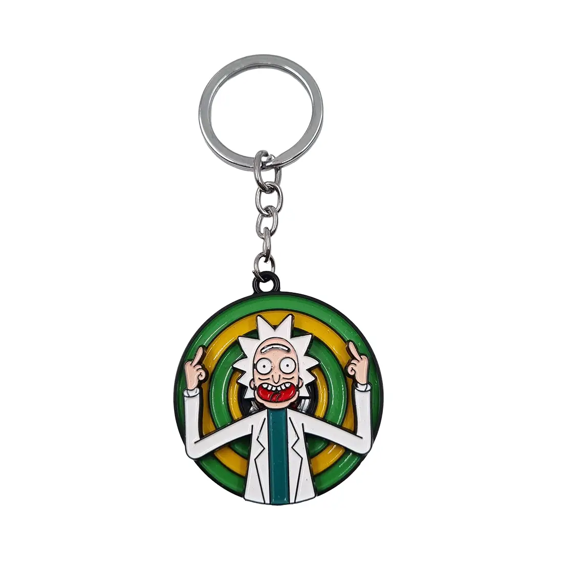 Rick and Morty Keychain 1-1 جاکلیدی اسپینر ریک Rick and Morty