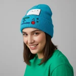 کلاه بافت گلدوزی گیم پد آبی Game Pad - Image 4