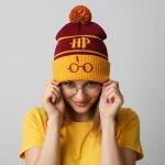 کلاه بافت گلدوزی پوم دار هری پاتر Harry Potter - Image 3