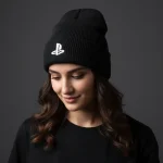 کلاه بافت گلدوزی پلی استیشن مشکی Playstation - Image 2