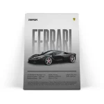 تابلو شاسی ماشین اسپرت فراری مدل 1