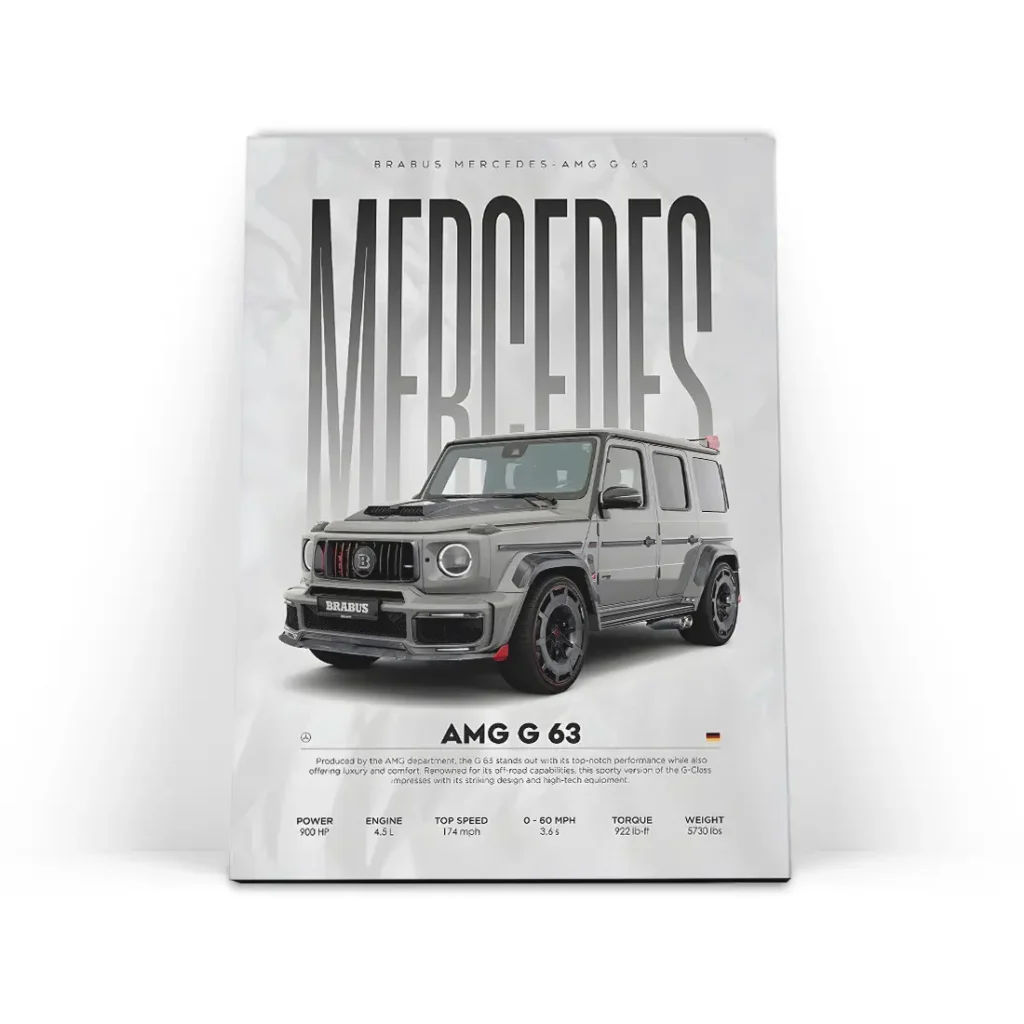 تابلو شاسی ماشین اسپرت مرسدس بنز مدل 1