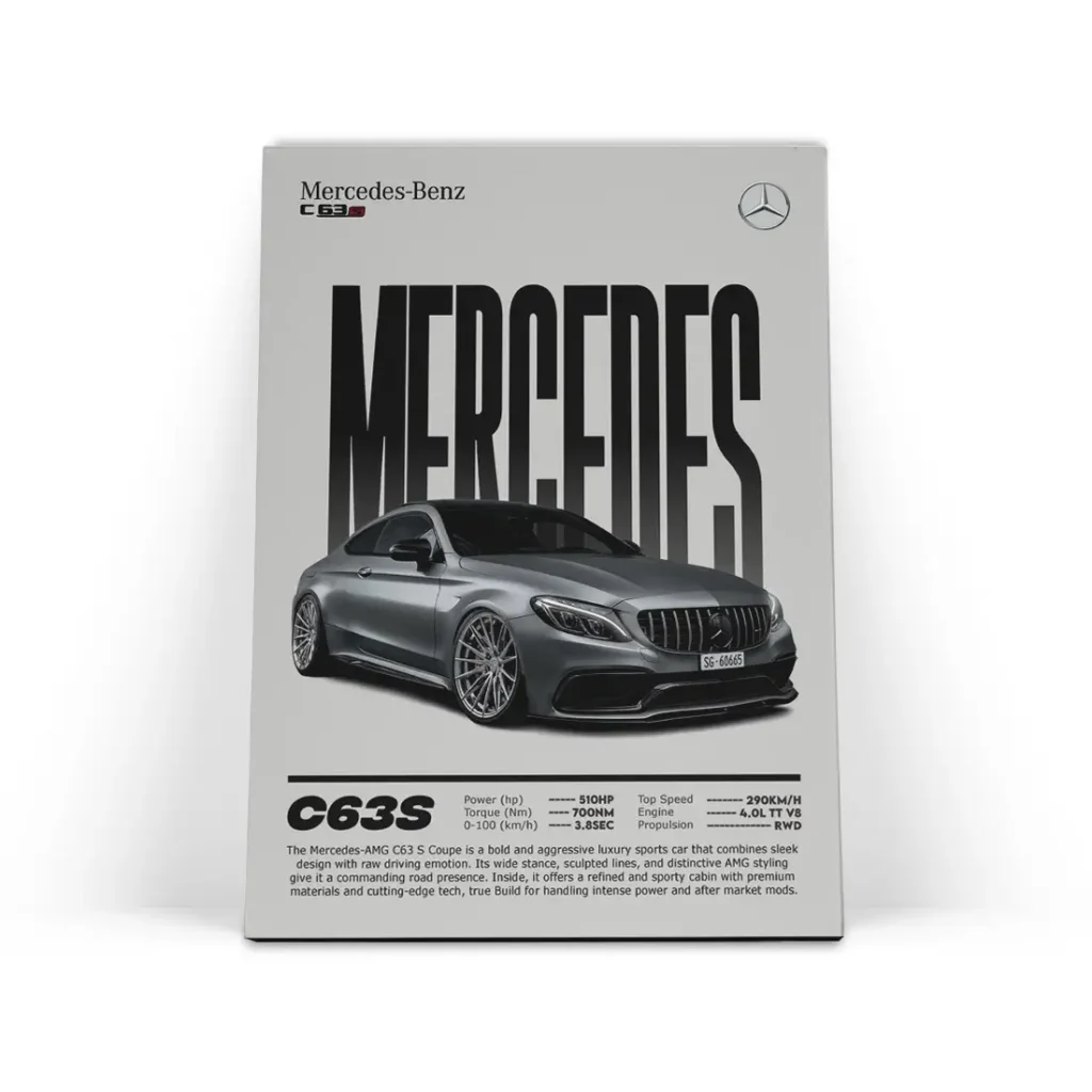 تابلو شاسی ماشین اسپرت مرسدس بنز مدل 2