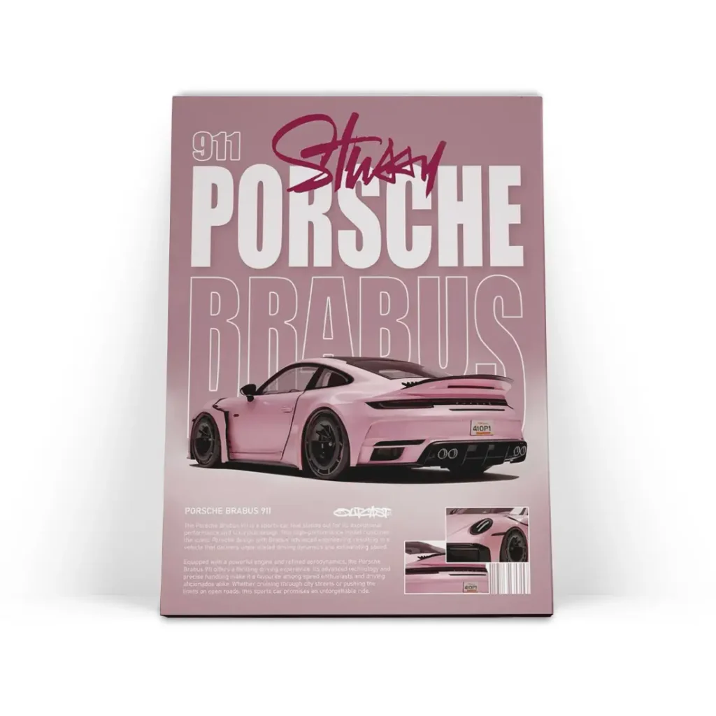 تابلو شاسی ماشین اسپرت پورشه مدل 1