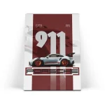 تابلو شاسی ماشین اسپرت پورشه مدل 4