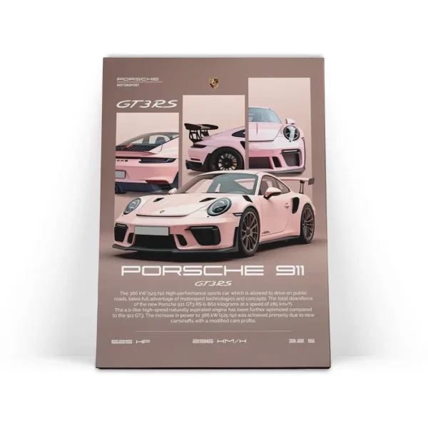 تابلو شاسی ماشین اسپرت پورشه مدل 6