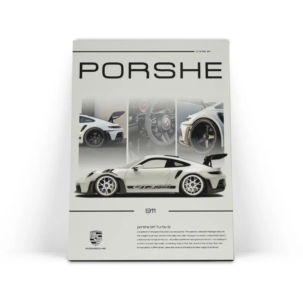 تابلو شاسی ماشین اسپرت پورشه مدل 9