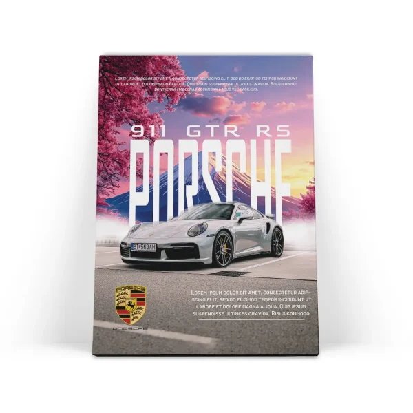 تابلو شاسی ماشین اسپرت پورشه مدل 12