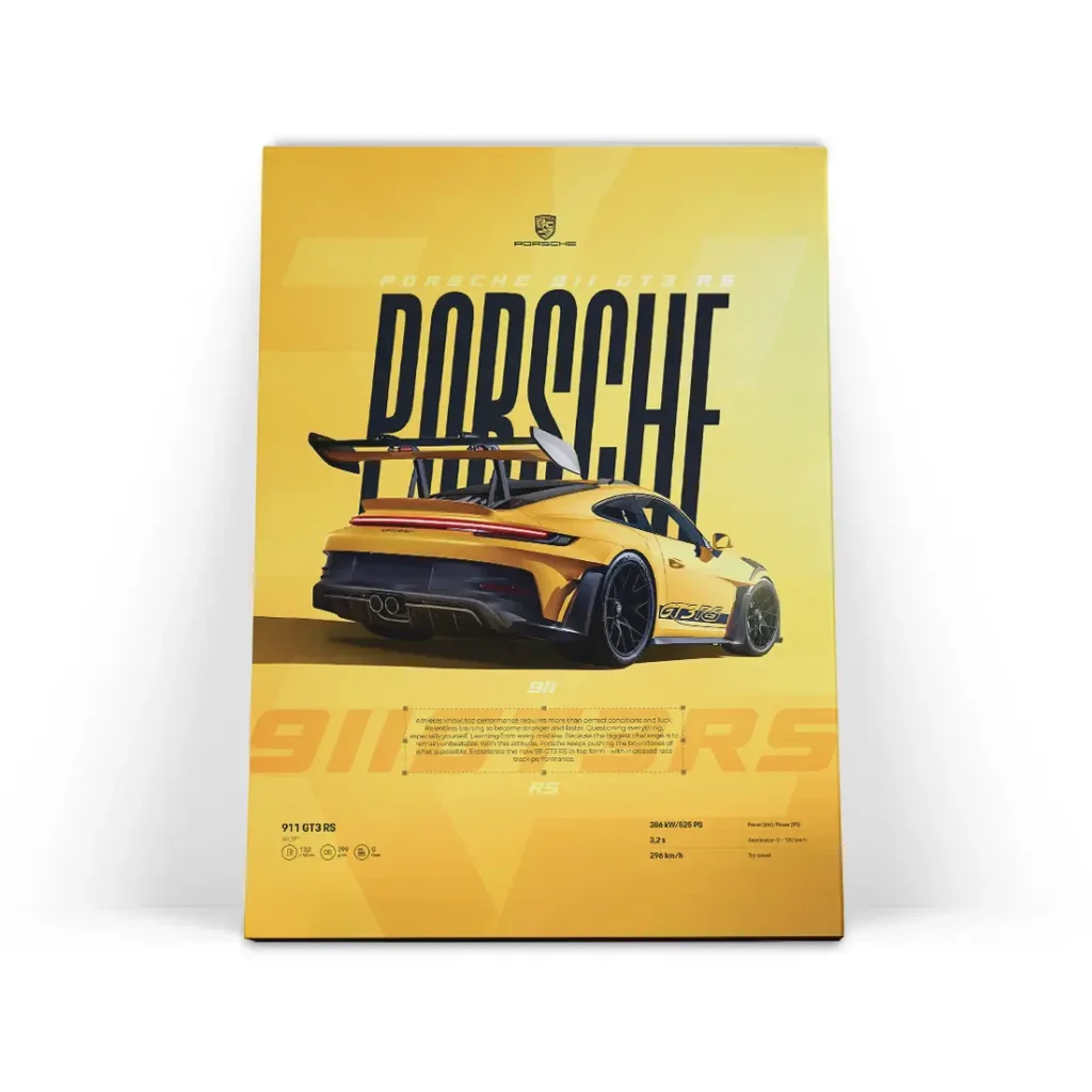 تابلو شاسی ماشین اسپرت پورشه مدل 13