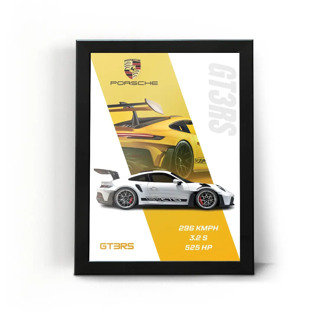 Car Porsche frame-02 تابلو قاب ماشین پورشه 2