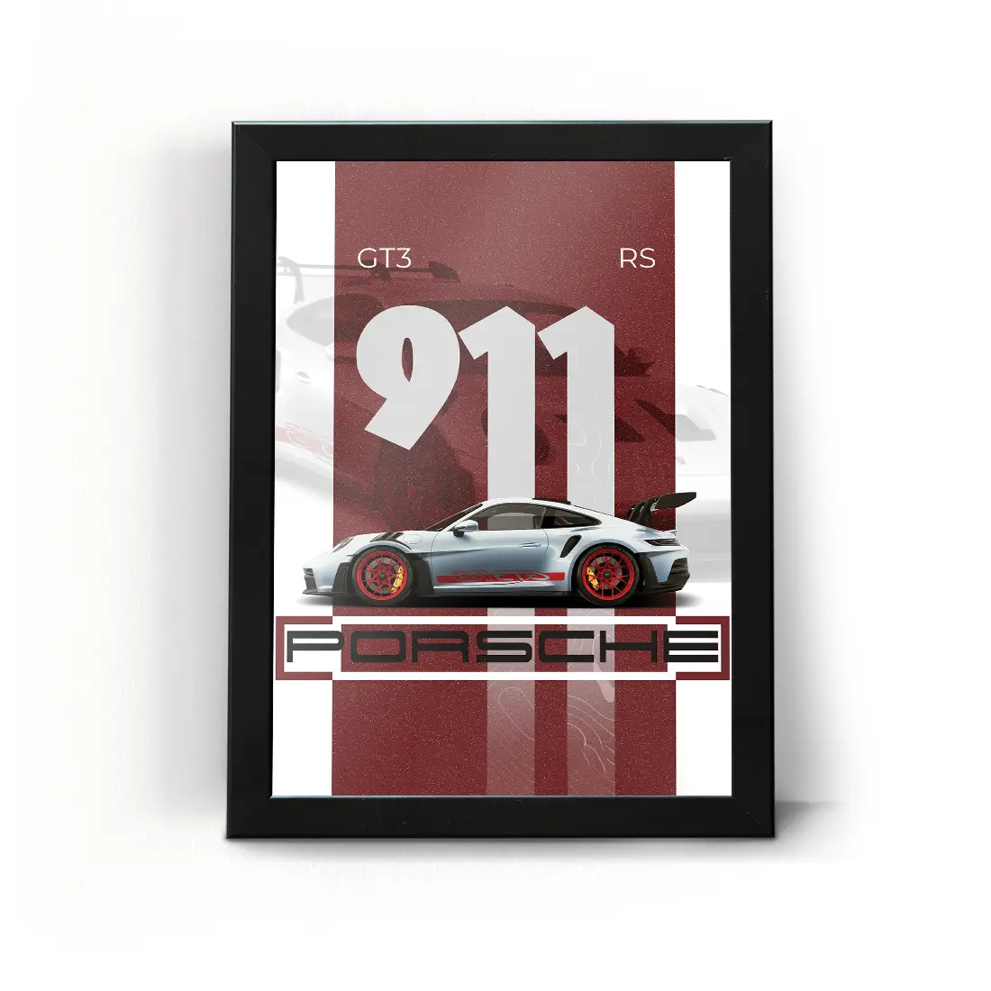 Car Porsche frame-04 تابلو قاب ماشین پورشه 4