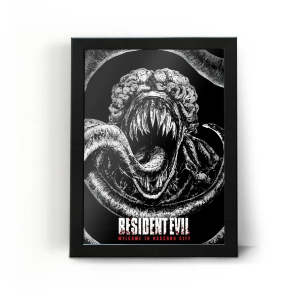 تابلو قاب رزیدنت اویل لیکر Resident Evil Licker