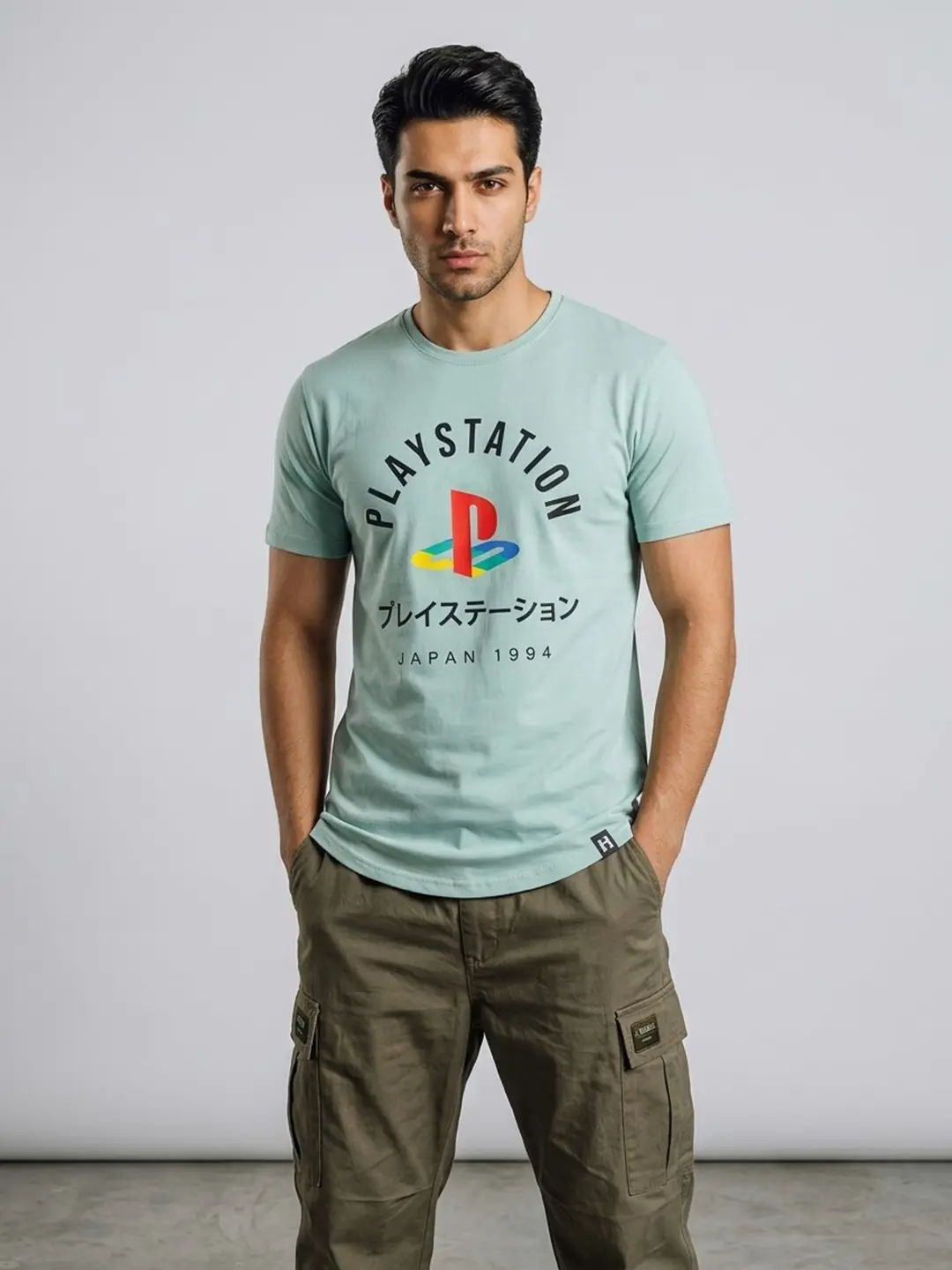 Playstation Tshirt 1-1 تیشرت گیمینگ طرح پلی استیشن کلاسیک Playstation