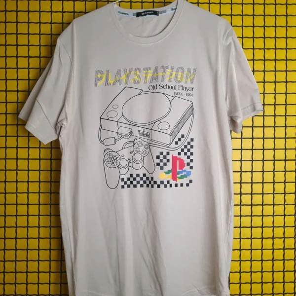 تیشرت خاکی رترو پلی استیشن Playstation2